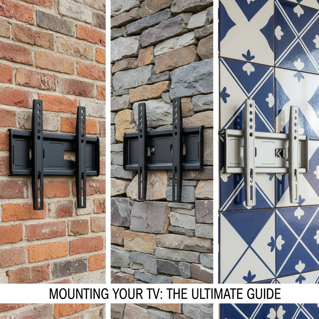 Brick vs. Stone vs. Tile: Complete TV Mounting Surface Comparison Guide 2026