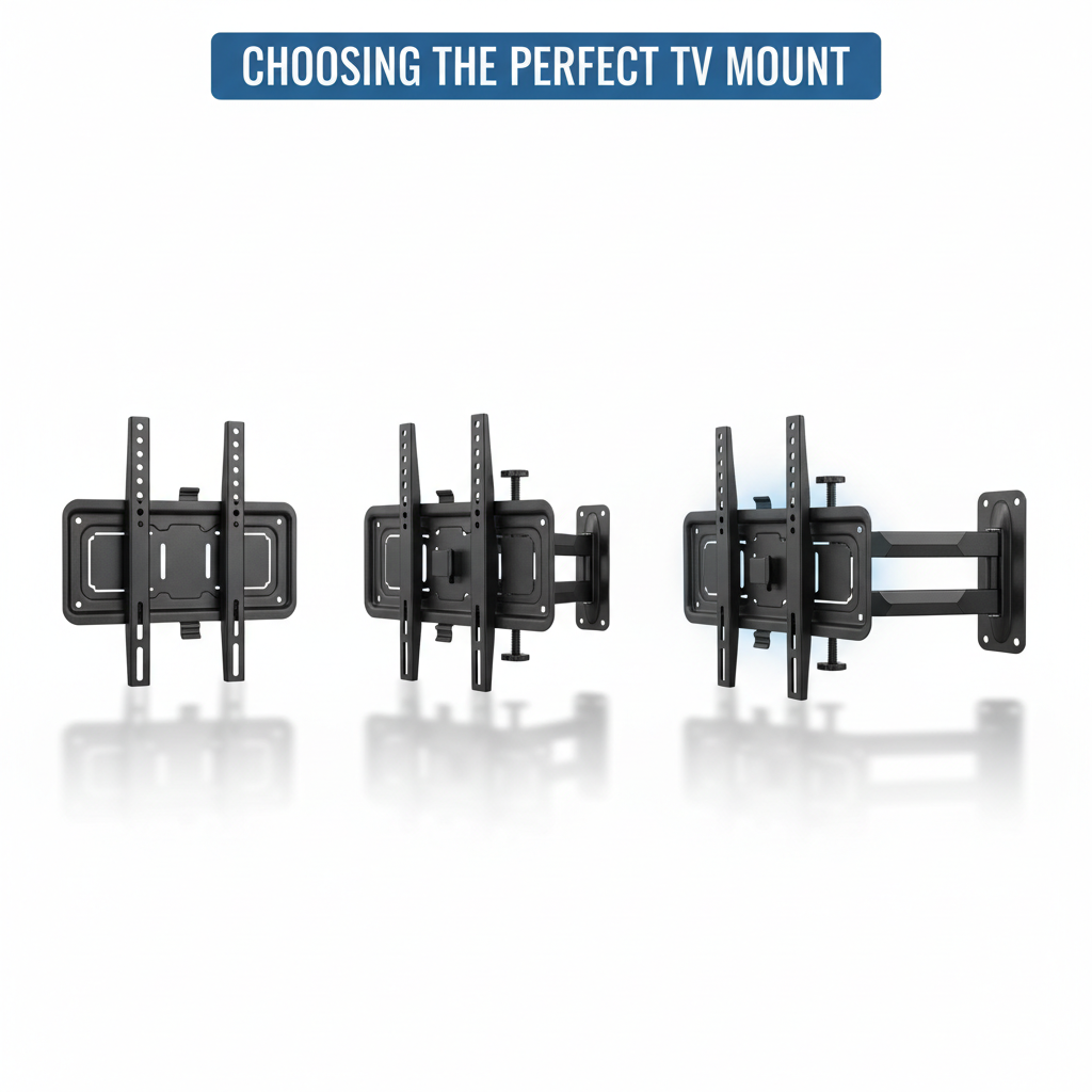 How to Choose the Right TV Mount for Your Screen Size and Wall Type: A Complete Guide