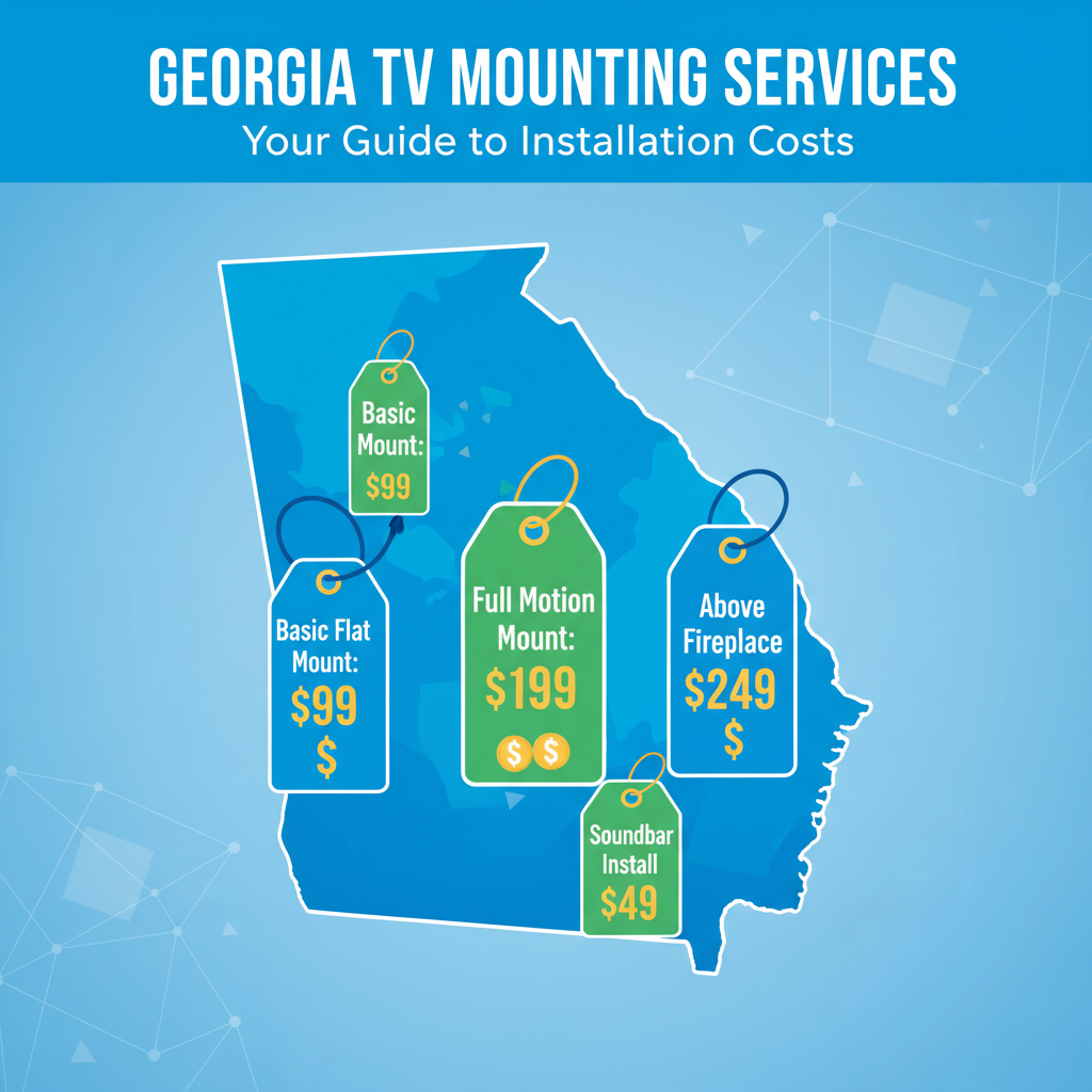 How Much Does TV Mounting Cost in Georgia? (2025 Pricing Guide)